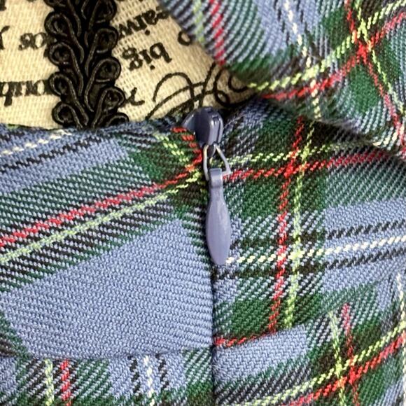 Vintage Pendleton Women’s Size 8 Blue Plaid Pleated Skirt Suit USA 100% Wool - Picture 6 of 7